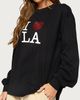 Edikted Edikted Loving La Long Sleeve Top in Black, Women's at Urban Outfitters - 3