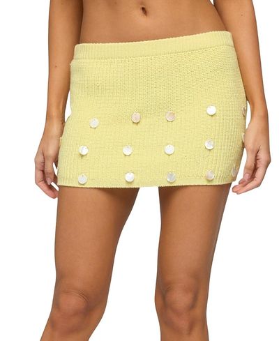 Edikted Edikted Lylah Charm Knit Mini Skirt