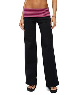Edikted Edikted Maci Striped Foldover Pants