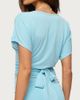 Edikted Edikted Maevie Ruched Waist Top in Turquoise, Women's at Urban Outfitters - 5