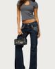 Edikted Edikted Magnus High Neck Keyhole Top in Gray, Women's at Urban Outfitters - 2