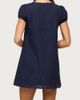 Edikted Edikted Mariella Lacey Eyelet Mini Dress in Navy, Women's at Urban Outfitters - 3