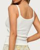 Edikted Edikted Martini Girl Bead Ribbed Tank Top in White, Women's at Urban Outfitters - 5