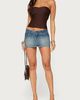Edikted Edikted Marzi Strapless Knit Bandage Top in Brown, Women's at Urban Outfitters - 2
