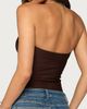 Edikted Edikted Marzi Strapless Knit Bandage Top in Brown, Women's at Urban Outfitters - 5