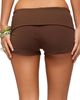 Edikted Edikted Masha Iridescent Button Foldover Shorts - 2