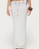 Edikted Edikted Maven Crochet Waist Knit Maxi Skirt in White, Women's at Urban Outfitters - 1