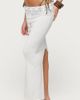 Edikted Edikted Maven Crochet Waist Knit Maxi Skirt in White, Women's at Urban Outfitters - 3