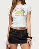 Edikted Edikted Meet Me In Paradise T Shirt Top in Light/Blue, Women's at Urban Outfitters - 4