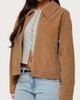Edikted Edikted Memphis Studded Faux Suede Jacket in Tan, Women's at Urban Outfitters - 3