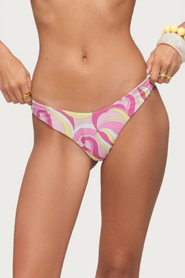 Edikted Edikted Meris Abstract Bikini Bottom in Pink, Women's at Urban Outfitters