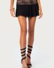 Edikted Edikted Mesh & Lace Mini Skirt in Black, Women's at Urban Outfitters - 1