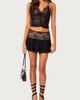 Edikted Edikted Mesh & Lace Mini Skirt in Black, Women's at Urban Outfitters - 5
