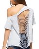 Edikted Edikted Miah Off Shoulder Shredded Back Top - 2