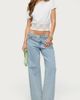 Edikted Edikted Michy Off Shoulder Lacey Top in Cream, Women's at Urban Outfitters - 2