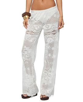 Edikted Edikted Milaya Sheer Crochet Straight Leg Pants