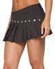 Edikted Edikted Mira Iridescent Button Pleated Skort - 4