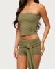 Edikted Edikted Monroah Bead Low Rise Shorts in Olive, Women's at Urban Outfitters - 3