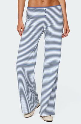 EDIKTED EDIKTED Monti Stripe Wide Leg Pants