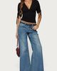 Edikted Edikted Muriel Drawstring V Neck Top in Black, Women's at Urban Outfitters - 2