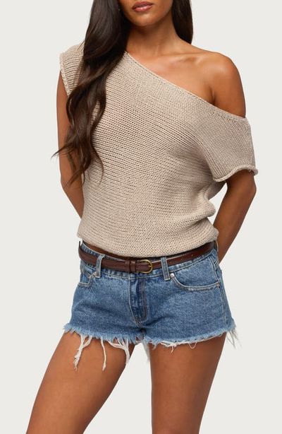 EDIKTED EDIKTED Naamo Off Shoulder Knit Top
