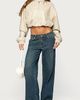 Edikted Edikted Naeva Cropped Faux Leather Jacket in Tan, Women's at Urban Outfitters - 2