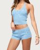 Edikted Edikted Nataly Button Knit Shorts in Light/Blue, Women's at Urban Outfitters - 1