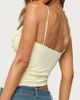 Edikted Edikted Nealie Gathered Asymmetric Wrap Top in Light/Yellow, Women's at Urban Outfitters - 5