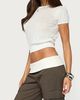 Edikted Edikted Nissa Knit Top in White, Women's at Urban Outfitters - 4