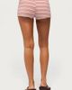 Edikted Edikted Noelia Striped Micro Shorts in Pink, Women's at Urban Outfitters - 4