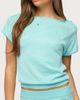Edikted Edikted Noey Knit Top in Aqua, Women's at Urban Outfitters - 1
