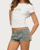 Edikted Edikted Ocean Club T Shirt Top in White, Women's at Urban Outfitters - 4