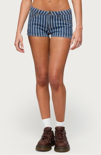 EDIKTED EDIKTED Odie Stripe Denim Shorts