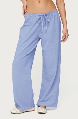EDIKTED EDIKTED Olivia Stripe Relaxed Fit Drawstring Pants