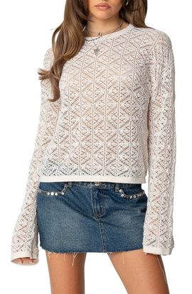 EDIKTED EDIKTED Openwork Sweater