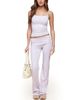 Edikted Edikted Oriane Foldover Flared Leggings - 5