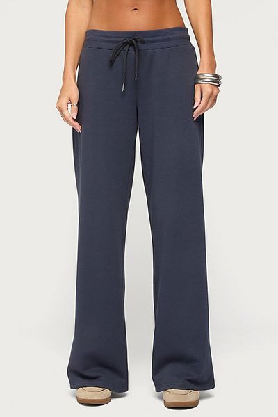 Edikted Edikted Paeva Low Rise Sweatpants in Navy, Women's at Urban Outfitters