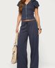 Edikted Edikted Paeva Low Rise Sweatpants in Navy, Women's at Urban Outfitters - 2
