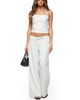 Edikted Edikted Parker Pinstripe Tie Belt Pants - 2