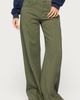 Edikted Edikted Pascale Stitched Low Rise Wide Leg Jeans in Olive, Women's at Urban Outfitters - 1