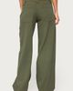 Edikted Edikted Pascale Stitched Low Rise Wide Leg Jeans in Olive, Women's at Urban Outfitters - 5