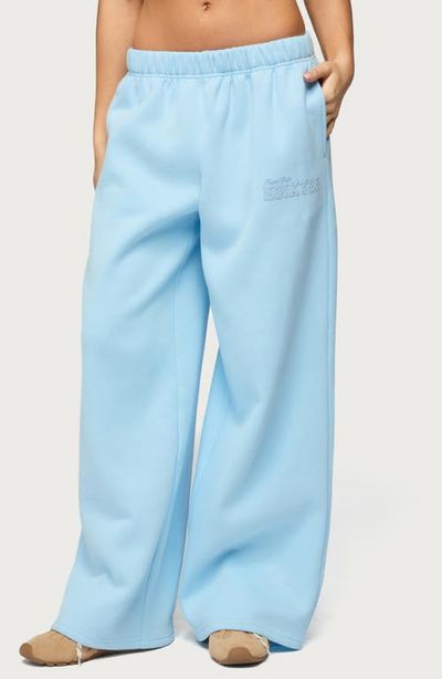 EDIKTED EDIKTED Pastel Wide Leg Sweatpants