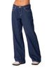 Edikted Edikted Pinstripe Low Rise Jeans - 3