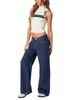 Edikted Edikted Pinstripe Low Rise Jeans - 5
