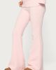Edikted Edikted Plush Flared Pants in Light/Pink, Women's at Urban Outfitters - 4