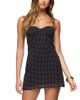 Edikted Edikted Polka Dot Cupped Chiffon Mini Dress - 1
