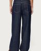 Edikted Edikted Polley Button Up Low Rise Baggy Jeans in Dark/Blue/Washed, Women's at Urban Outfitters - 5