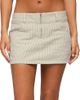 Edikted Edikted Poppey Striped Twill Mini Skirt - 1