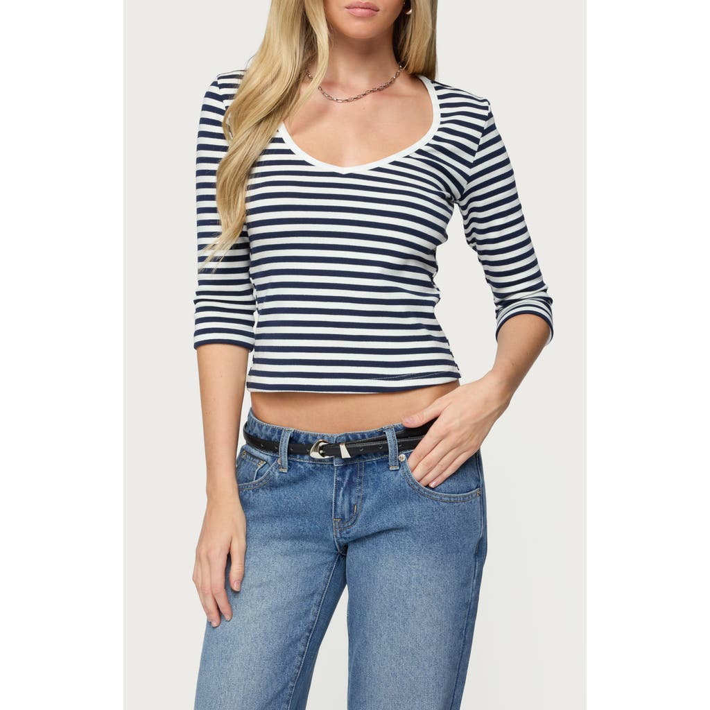 EDIKTED EDIKTED Poppie Stripe T-Shirt