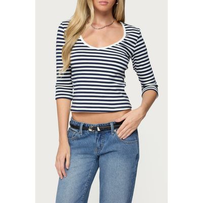 EDIKTED EDIKTED Poppie Stripe T-Shirt